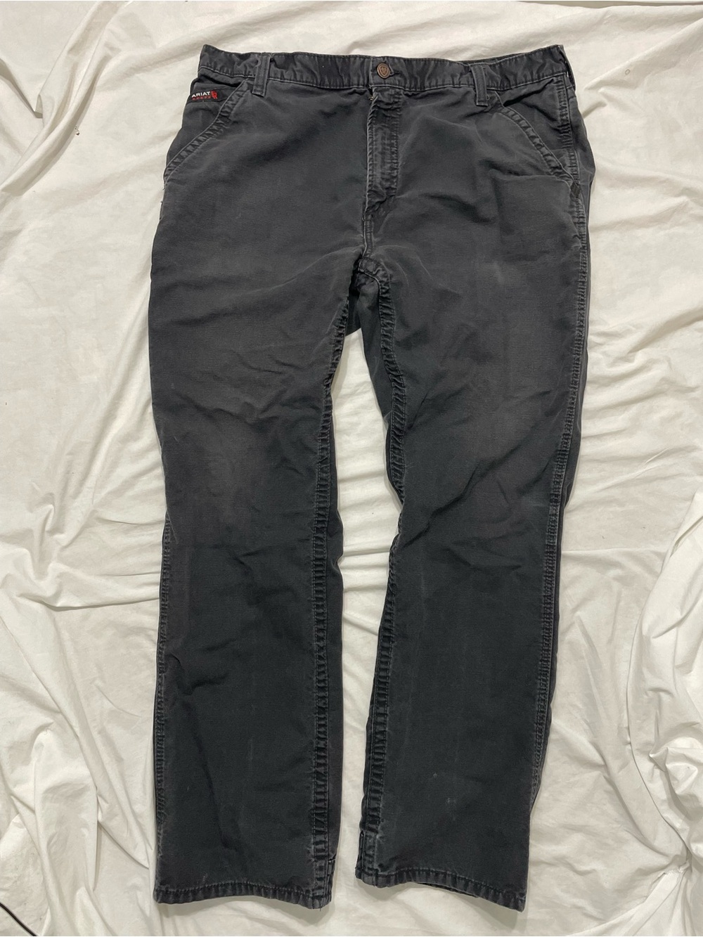 Ariat Men's FR-Flame Resistant M4 Relaxed Boot Black Jeans
